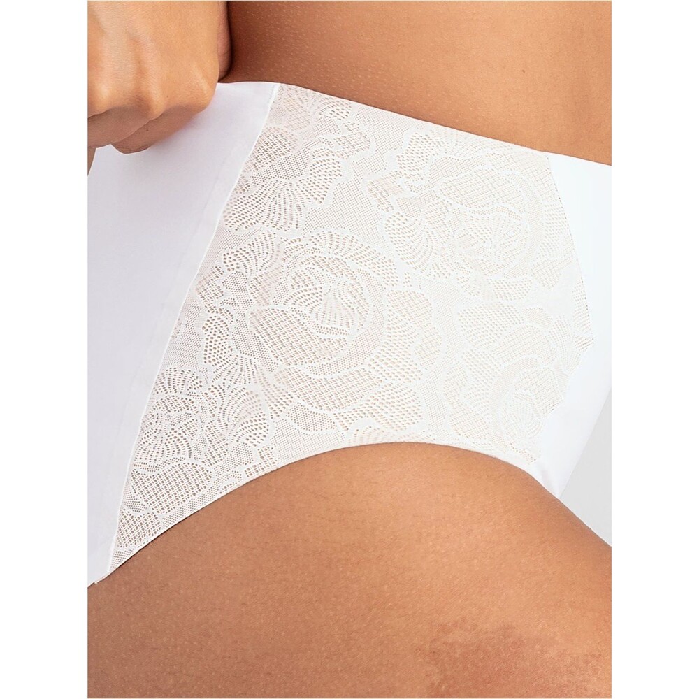 NWT Honeylove CrossOver Lace Brief Shaping Underwear White Size Large Set of 3 - Picture 10 of 14